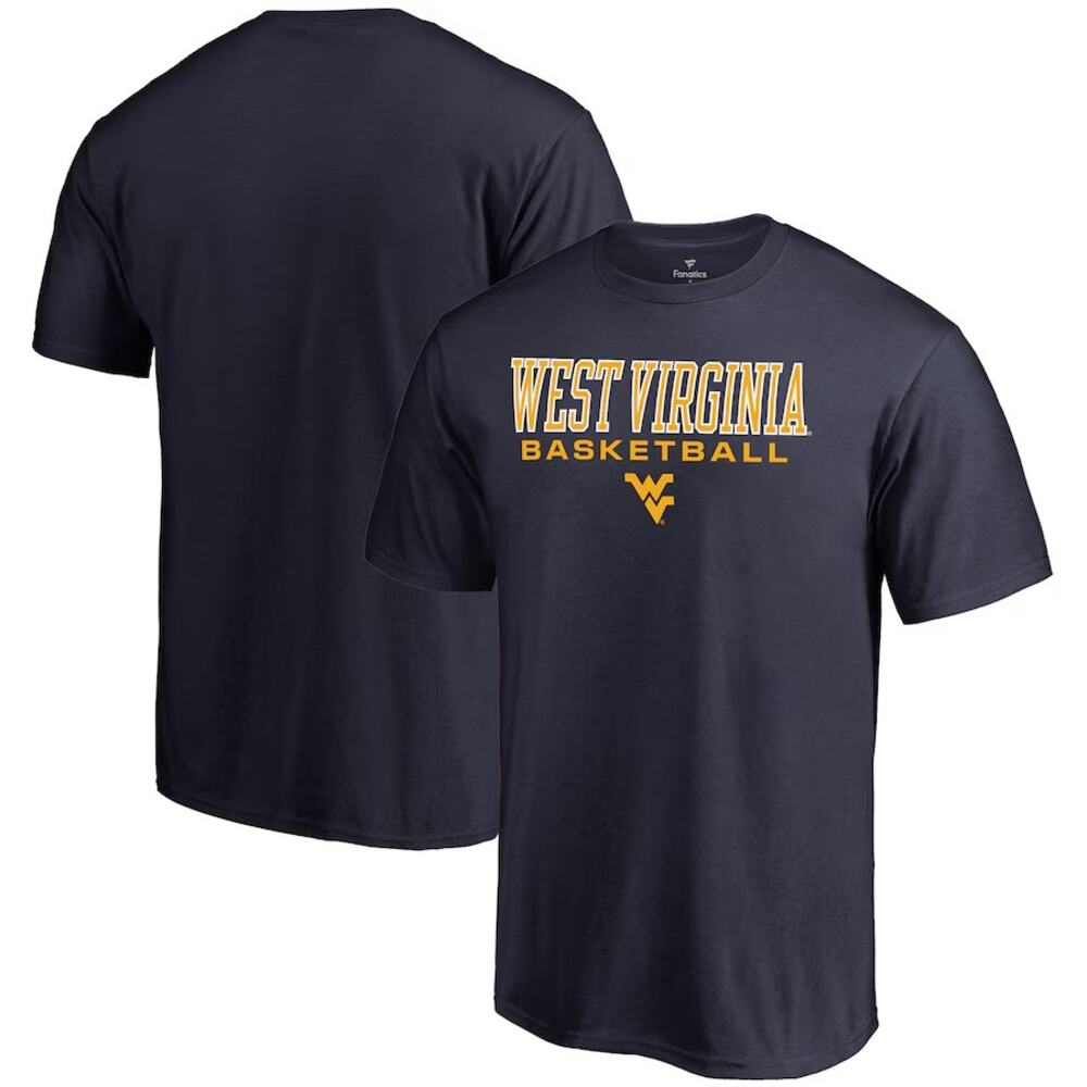 West Virginia Mountaineers Team Unity Basketball T-Shirt - Navy, 3XL‎